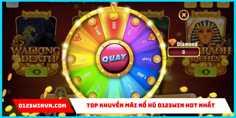 Top khuyến mãi nổ hũ 0123Win