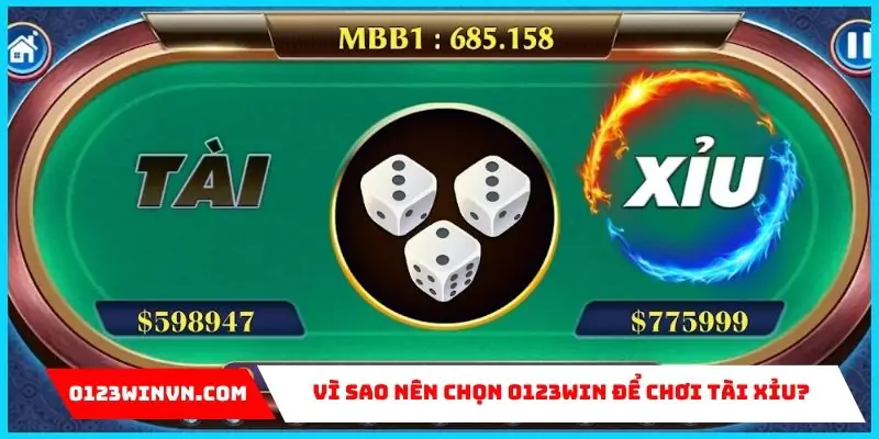 Tài Xỉu là gì? Chơi Tài Xỉu ở đâu an toàn, trả thưởng minh bạch Lý do nên chọn 0123win để chơi Tài Xỉu?